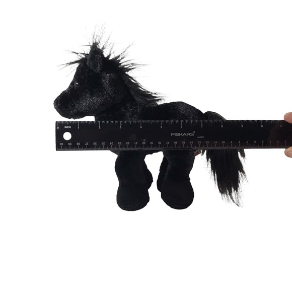 GANZ Webkinz Black Stallion Plush Toy Retired HM145  ~No Code~ - Picture 9 of 14